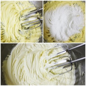 cách làm cupcake trà xanh - đánh bơ và đường