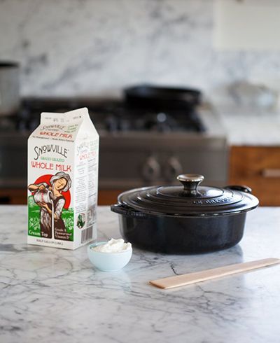 Nguyên liệu cho cách làm sữa chua tại nhà
