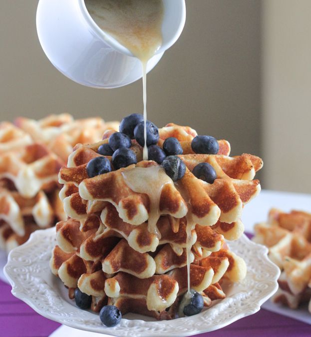 Bánh Waffle bơ sữa, mềm xốp thơm ngon. - GATO Baking Space